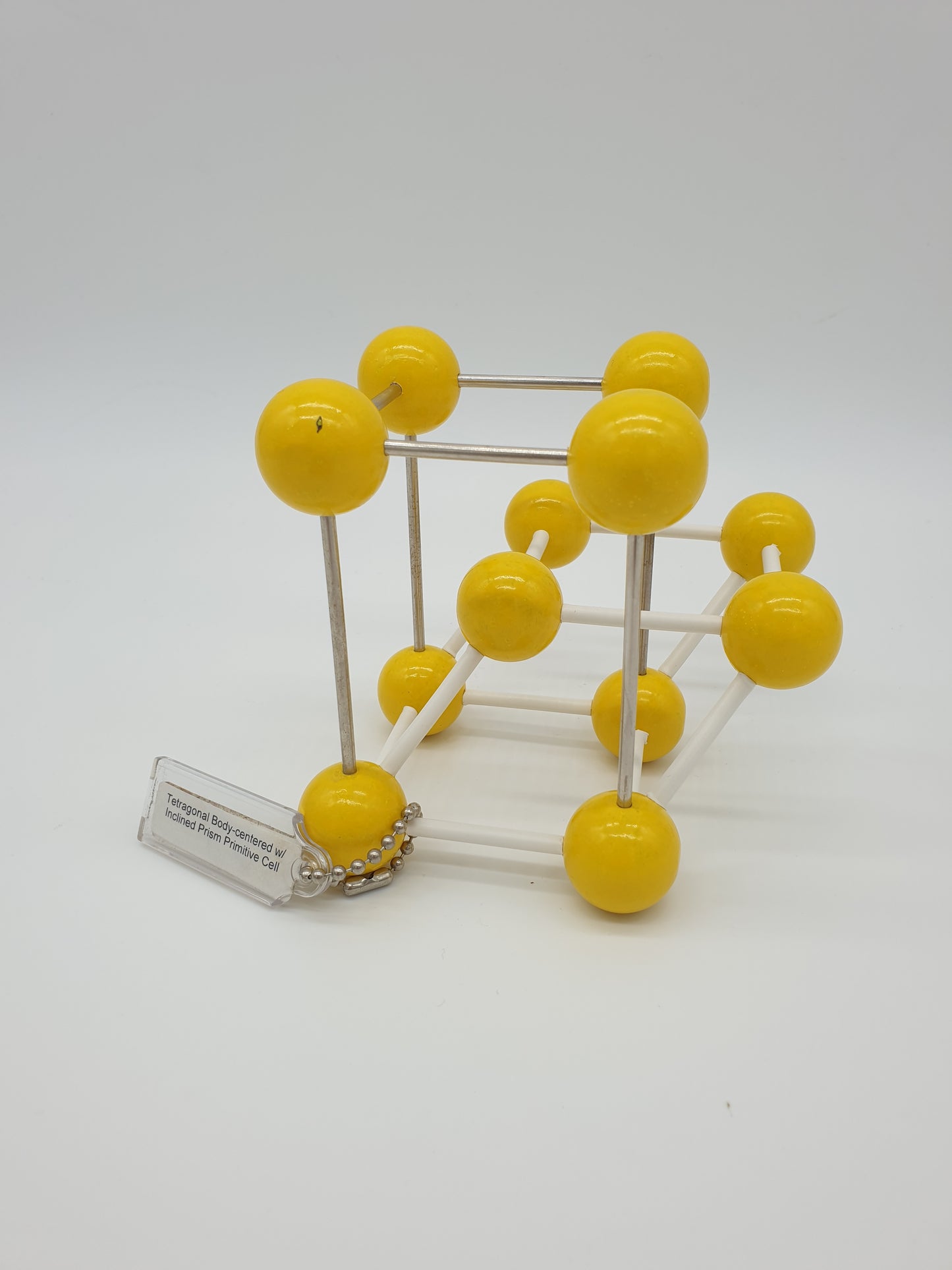 KS7998k Tetragonal Face-centered Lattice with Inclined Prism as Primitive Cell