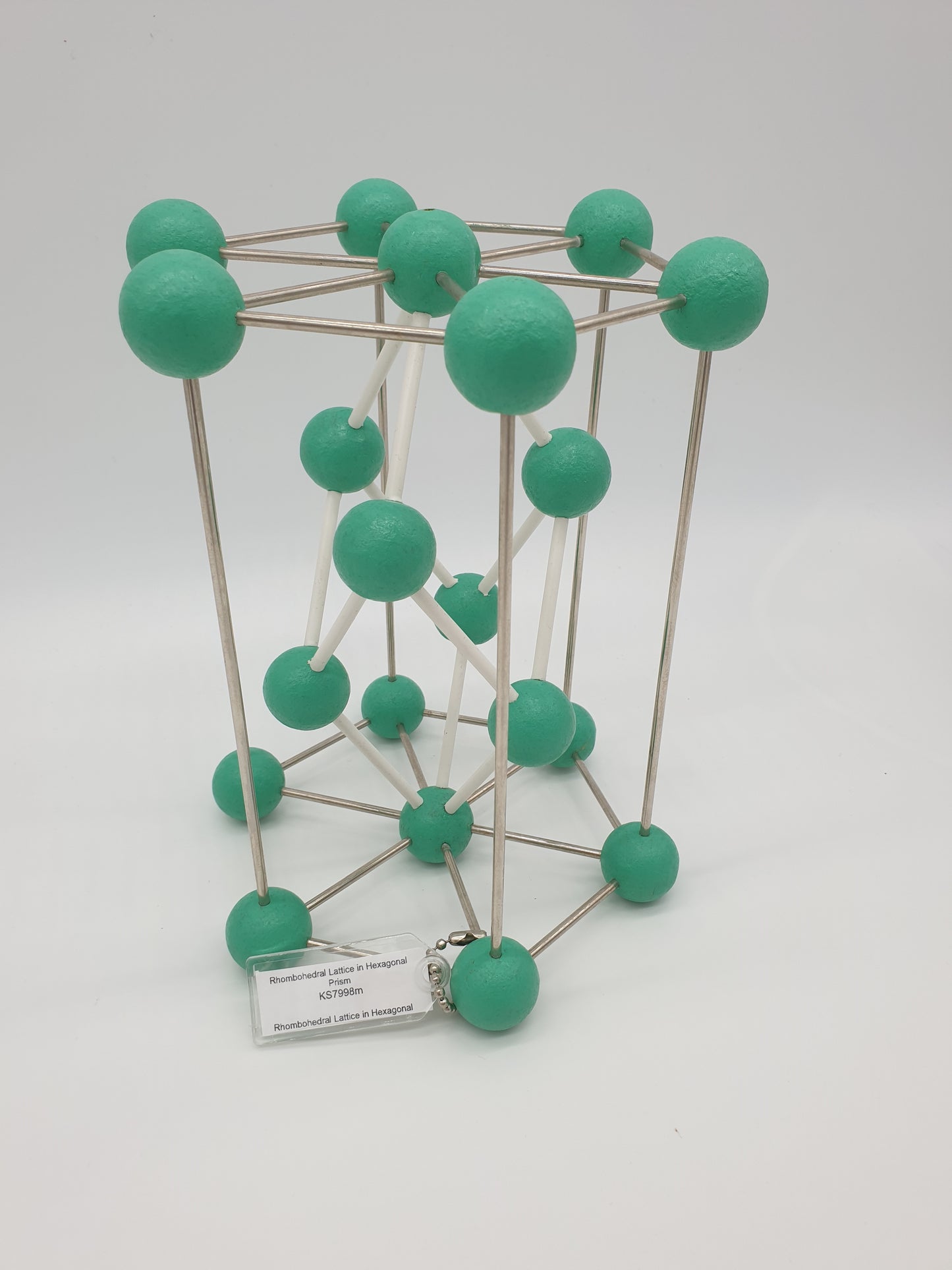 KS7998m Rhombohedral Lattice in Hexagonal Prism (60 angle: cubic close packing)