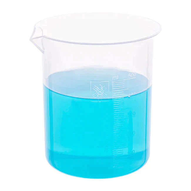 KSCI10155/9 Klinger Scientific Polypropylene Beakers with Generous Spout 500ml 12pk