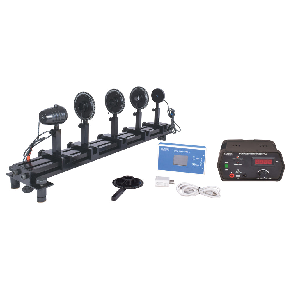 KSCIQWP Klinger Scientific Quarter and Half Wave Plate Experiment Complete Set Up