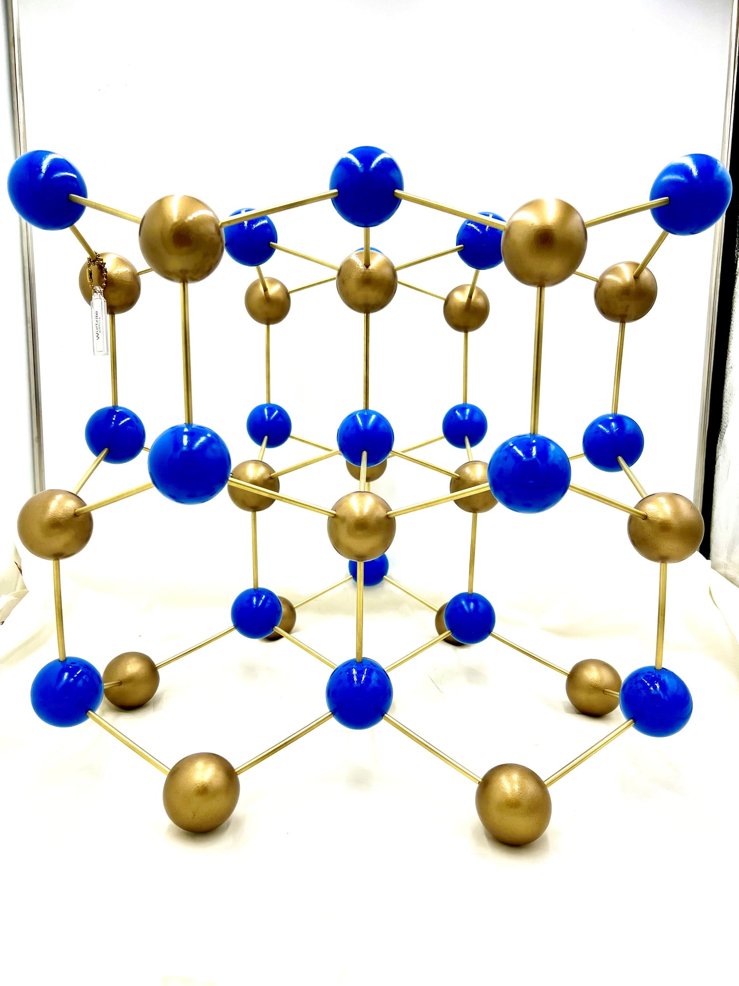 KS8074-2 Wurtzite Large Molecular Model Blue and Gold