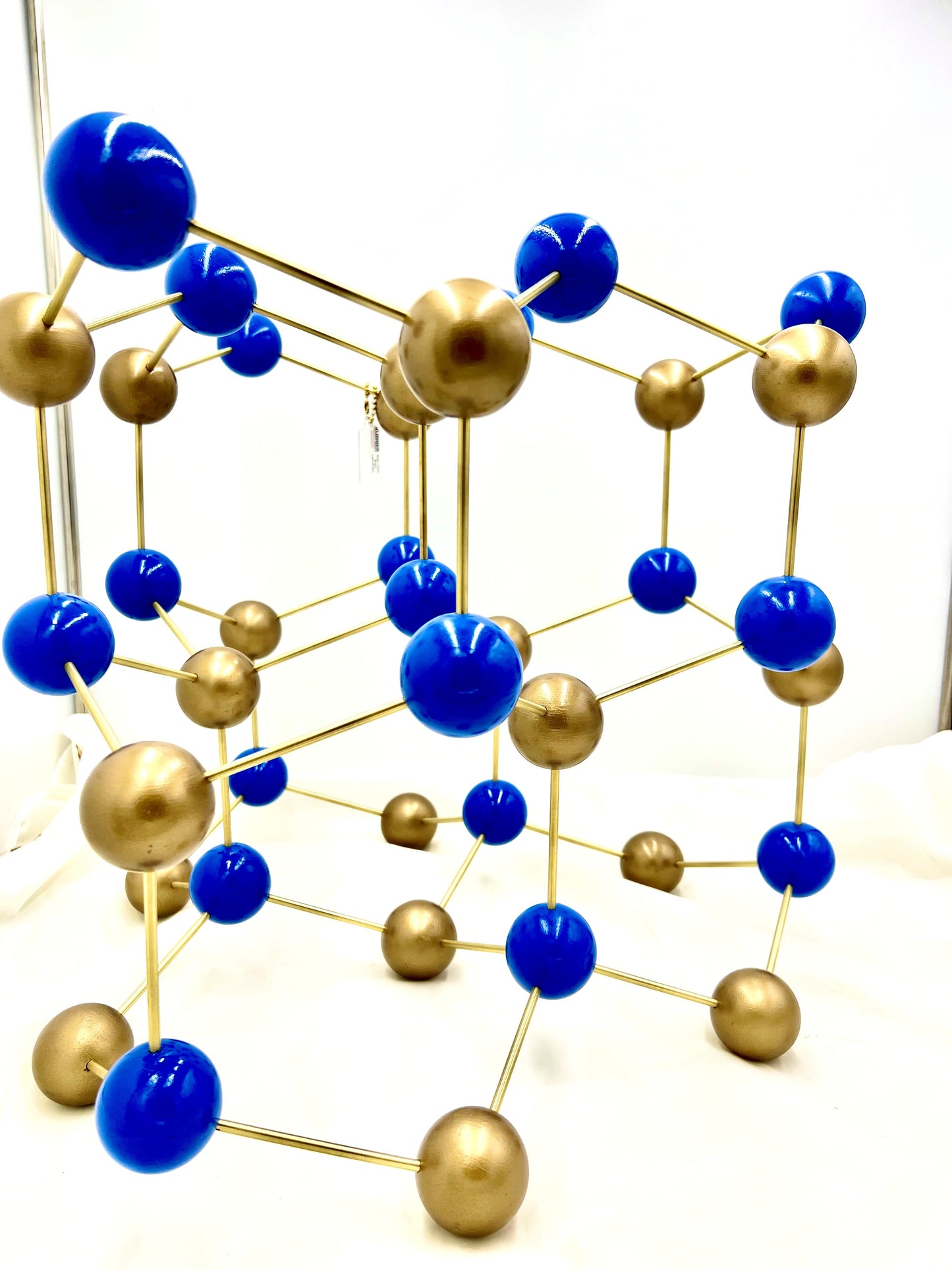 KS8074-2 Wurtzite Large Molecular Model Blue and Gold