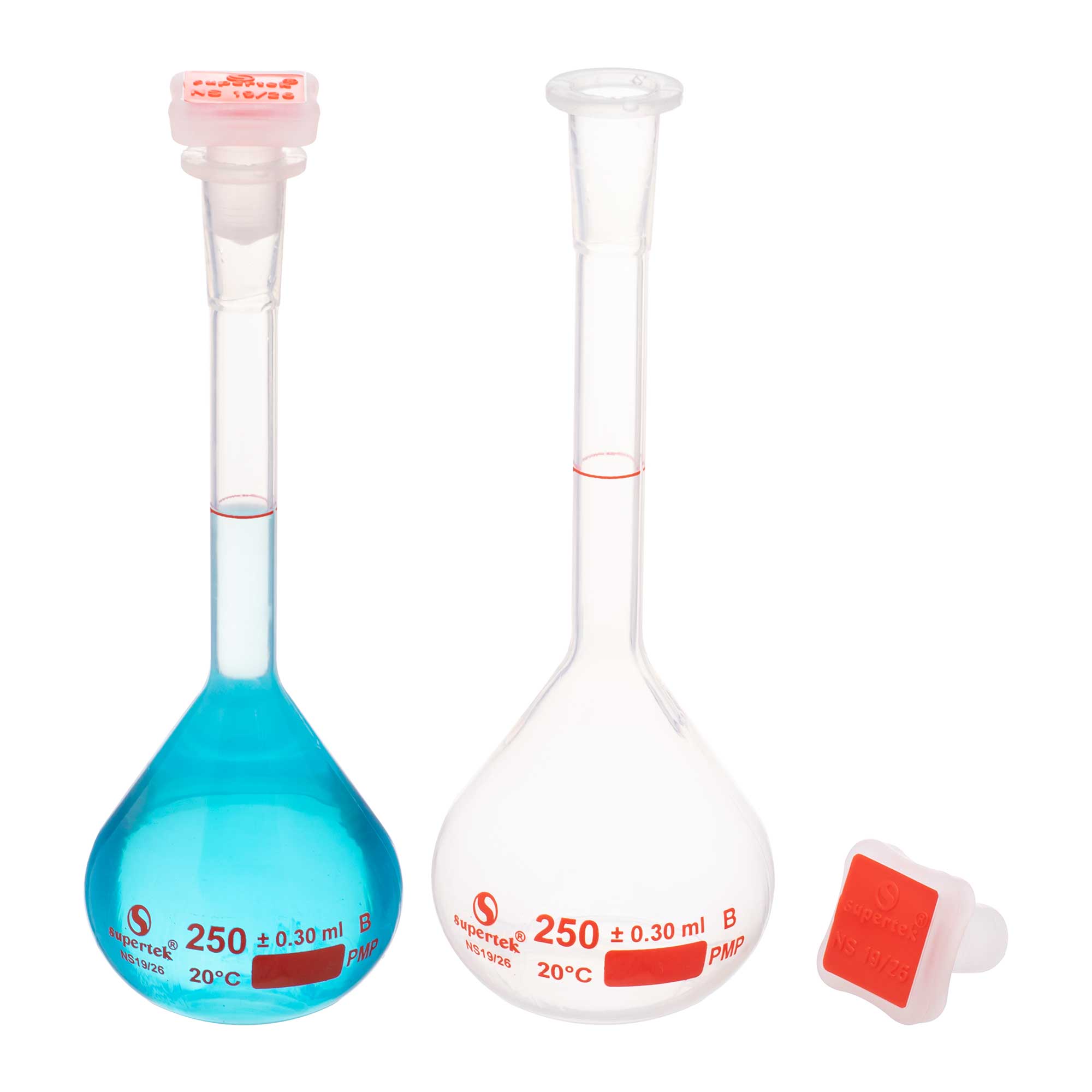 Volumetric Flask with NS Stopper PMP, Class B – Klinger Educational