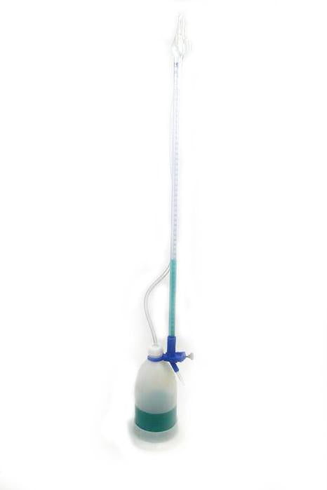 BTAUT50 Automatic, Self-Zeroing, Self-Supporting, Closed System, Borosilicate 50ml Burette w/ Reservoir, Tube, & Base