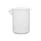 CH0137DF Beaker -12PK Plastic Beakers, 500ml - Polypropylene - Raised Graduations