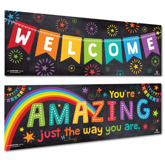 Sproutbrite SB-011 Welcome Banner 13.5"x39