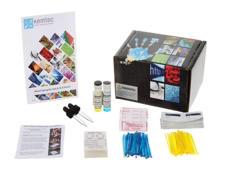 Blood Typing Kit ABO 3-200