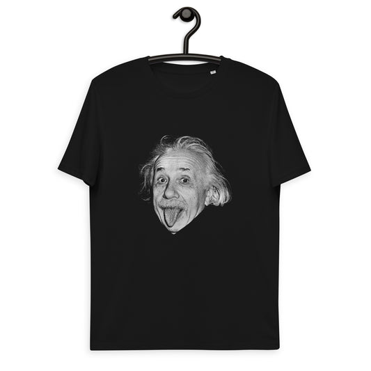 Einstein Face Unisex Organic Cotton T-shirt